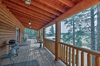 Alpine Cabin on 3 Acres w / Mtn View Steps to Lake