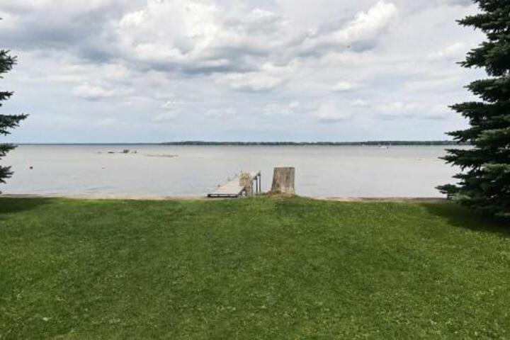 Prudenville Lakefront House With Yard & Private Dock - thumb 0