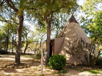 5 Yellow Flower - Tipis on the Guadalupe Accommodation Los Angeles