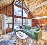 A-Frame Cabin with Deck & Forest Views - 1 Mi to Lake! - Accommodation Los Angeles