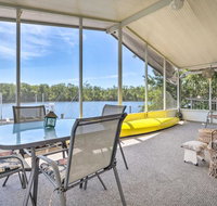 Anglers Getaway Riverfront Home w/Boat Dock - Accommodation Los Angeles