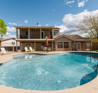 La Verkin 153 Spacious Home near Zion's Private POOL Hot Tub Game Room - Accommodation Los Angeles