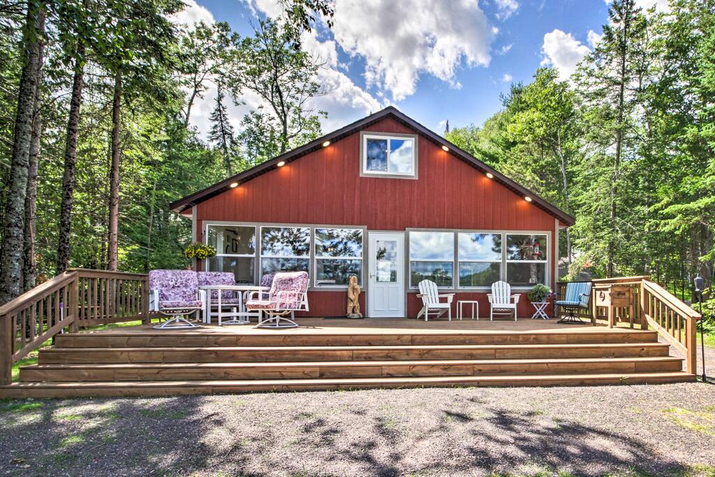 Lakefront Cabin With Fire Pit - Fish, Hunt, Snowmobile - thumb 0