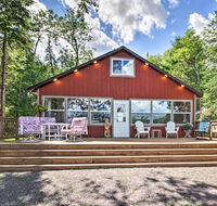 Lakefront Cabin with Fire Pit - Fish, Hunt, Snowmobile - Accommodation Los Angeles