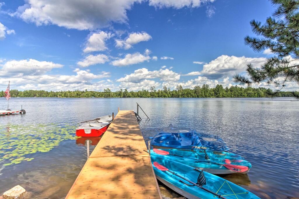 Lakefront Cabin With Fire Pit - Fish, Hunt, Snowmobile - thumb 1