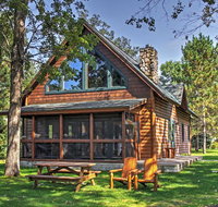 Nisswa Cabin on Gull Lake with Fireplace - Accommodation Los Angeles