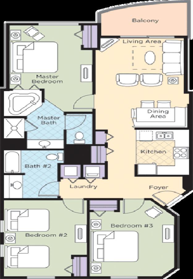 Ocean Walk 3BR 1504 - thumb 13