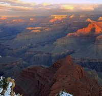 Sunset in the Grand Canyon from Sedona - Accommodation Los Angeles