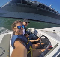 Exclusive San Diego Harbor Speed Boat Electric Scooter and USS Midway Tour - Accommodation Los Angeles