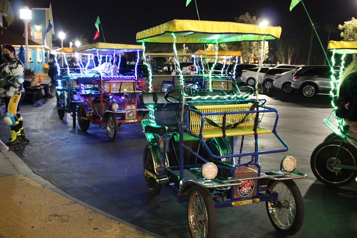 LED Illuminated Surrey Night Rides In Long Beach Shoreline Village - thumb 3
