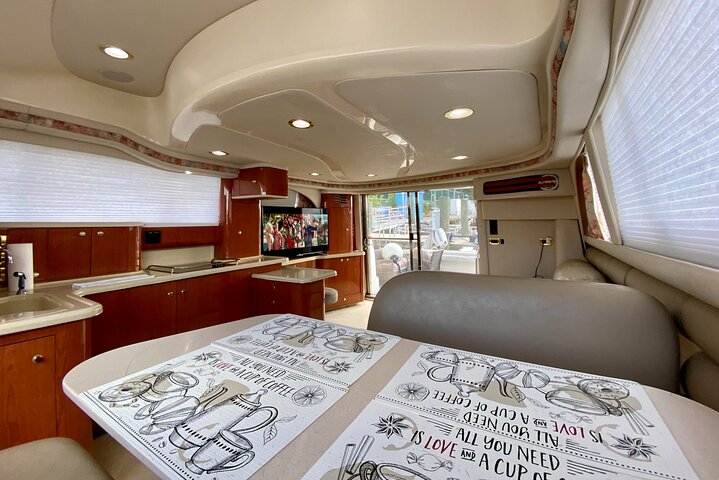 52' Yacht Tour In Miami Beach With Captain, Boat Rental And Party - thumb 0
