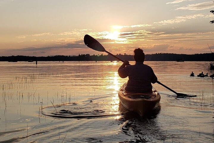 Guided Sunset Kayak Tour On Sebago Lake, Maine - thumb 2