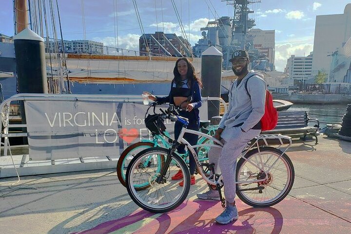 1/2 Day E-Bike Tour of Norfolk's History and Art